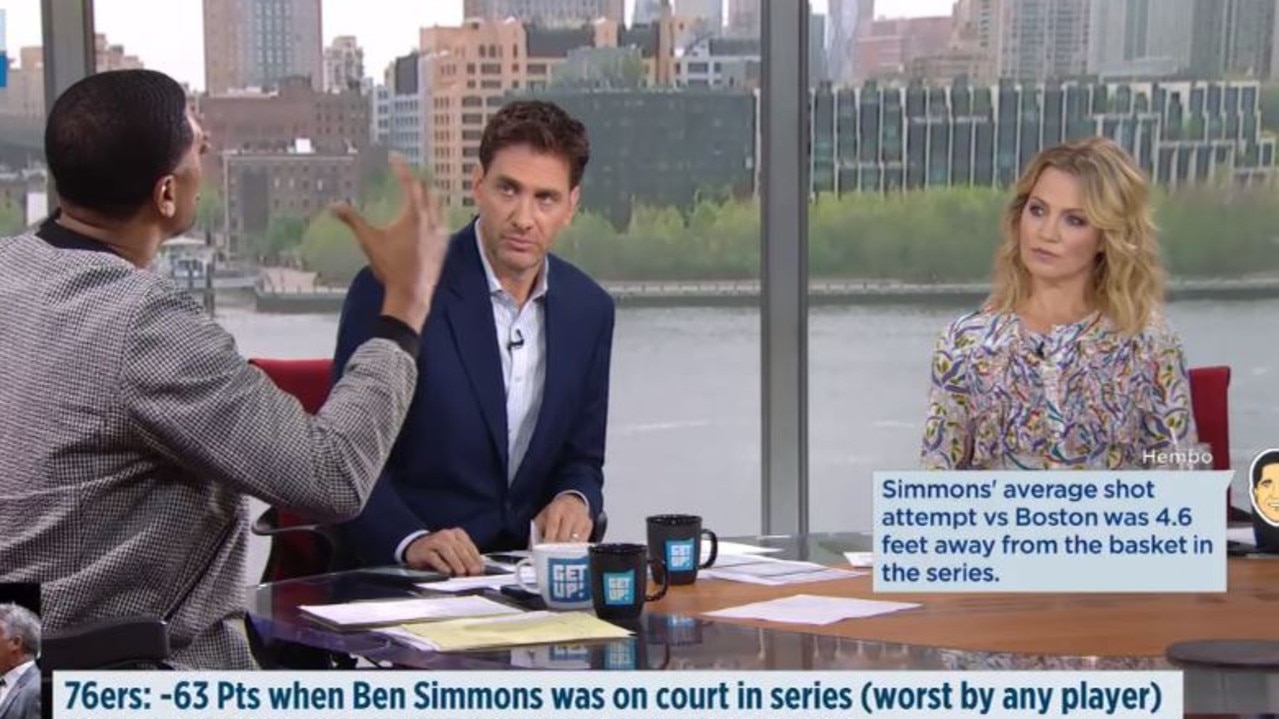 I'm tellin' ya, he shoots with the wrong hand!