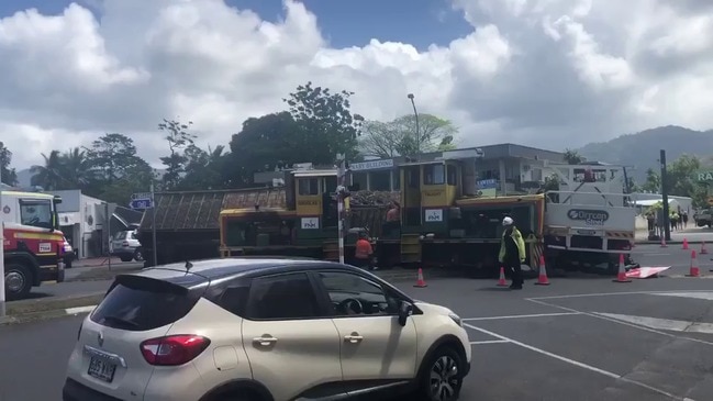 Train, truck collide in Mossman