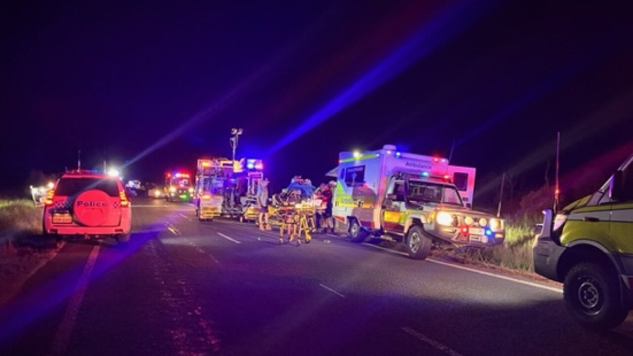 RACQ CapRescue was tasked to the Fitzroy Development Road about 40 Km north of Dingo to meet Queensland Ambulance Service paramedic crews who responded to a single motor vehicle accident on April 12. Picture: RACQ CapRescue