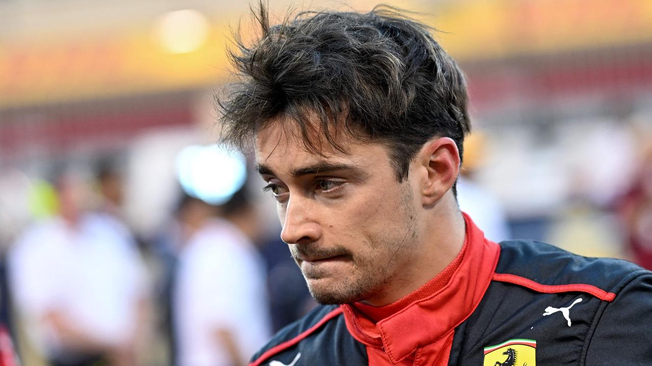 Charles Leclerc was hit with a 10-place grid penalty. (Photo by ANDREJ ISAKOVIC / AFP)