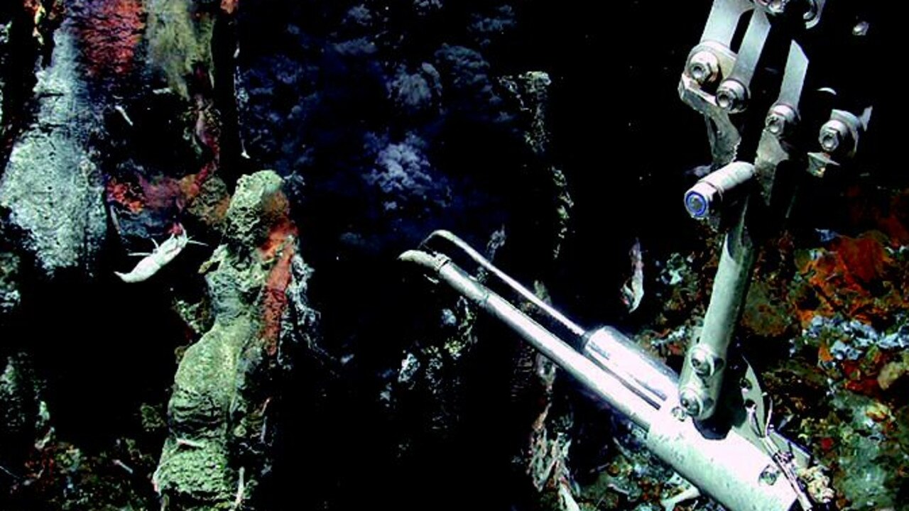 Census researchers used a remotely operated vehicle to record the hottest marine temperature ever recorded - a 407 degress celcius hydrothermal vent : Pic MARUM University of Bremen 2006 ?