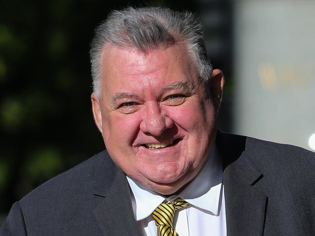 SYDNEY, AUSTRALIA - NCA NewsWIRE Photos- JULY 11 2023:  Craig Kelly pictured arriving at the Federal court in Sydney for his trial; AEC v Craig Kelly Federal Trial, The AEC claims the ex-politician did "public harm" by displaying UAP posters before this year's federal election that did not properly display required details of the party. Picture: NCA NewsWire /Gaye Gerard