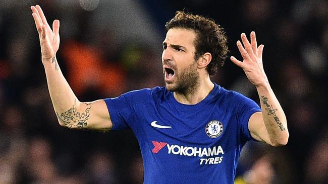 Chelsea midfielder Cesc Fabregas. Picture: AFP