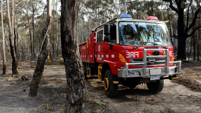 Data from Victoria’s past 10 bushfire seasons indicated 27 per cent of bushfires were started by escaped private fires. Picture: Zoe Phillips