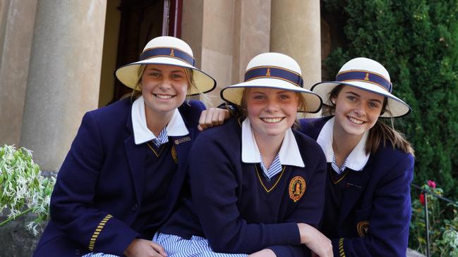 Hamilton’s Northcott sisters, Lexie, 17, Roxy, 14, and Portia, 16, moved schools during last year's pandemic. Picture: Karla Northcott