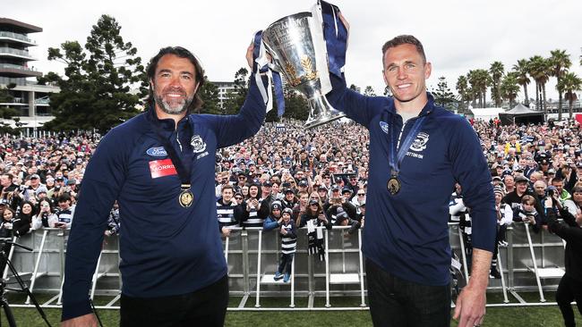 Joel Selwood has played his final game for Geelong. Picture: Alan Barber