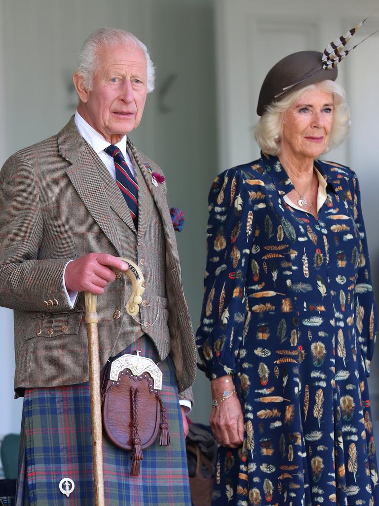 Due to our current system of government as a constitutional monarchy, Australia’s head of state doesn’t live in Australia and isn’t an Australian citizen, it’s Britain’s King Charles III, pictured with wife Camilla in Scotland on September 8. Picture: Chris Jackson/Getty Images