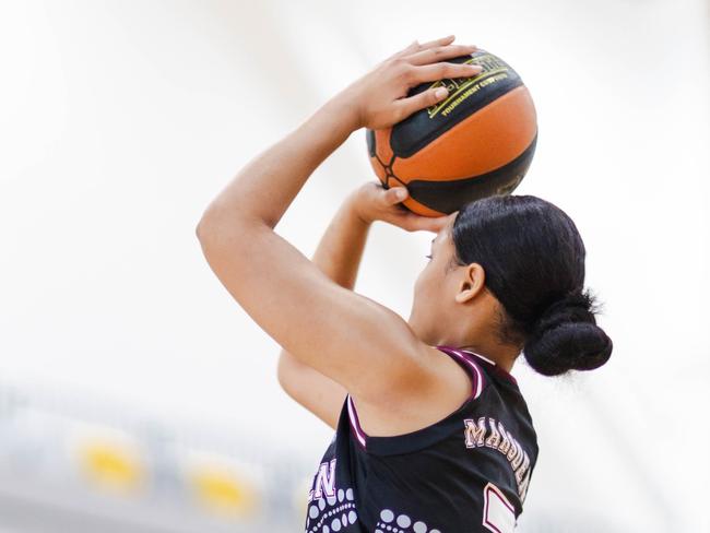 Sinai Foai (Marsden State High) at the Basketball Australia Schools Championships. Picture: Taylor Earnshaw