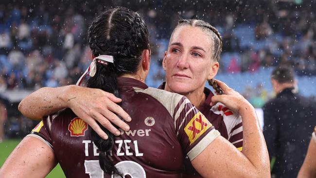 The NRL world is rallying around Queensland Maroons skipper Ali Brigginshaw. (Photo by Cameron Spencer/Getty Images)