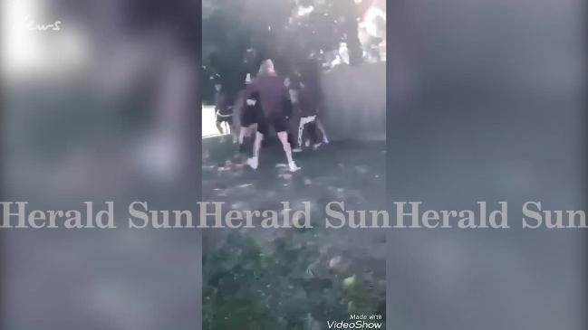 Video has emerged of a brawl between students at Wallan Secondary College.