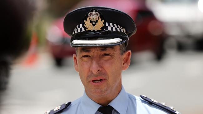 Gold Coast police Superintendent Rhys Wildman urged jetski owners to secure their watercraft. Picture: Nigel Hallett