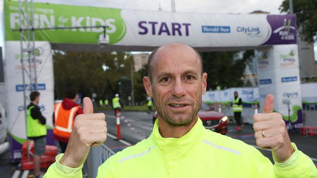 Steve Moneghetti is ready for Run for the Kids. Picture: David Crosling