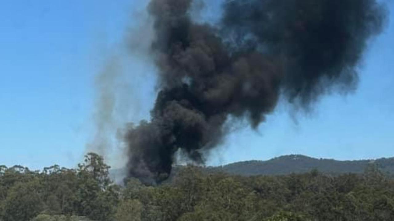 Black clouds: Seven crews rush to Gold Coast fire