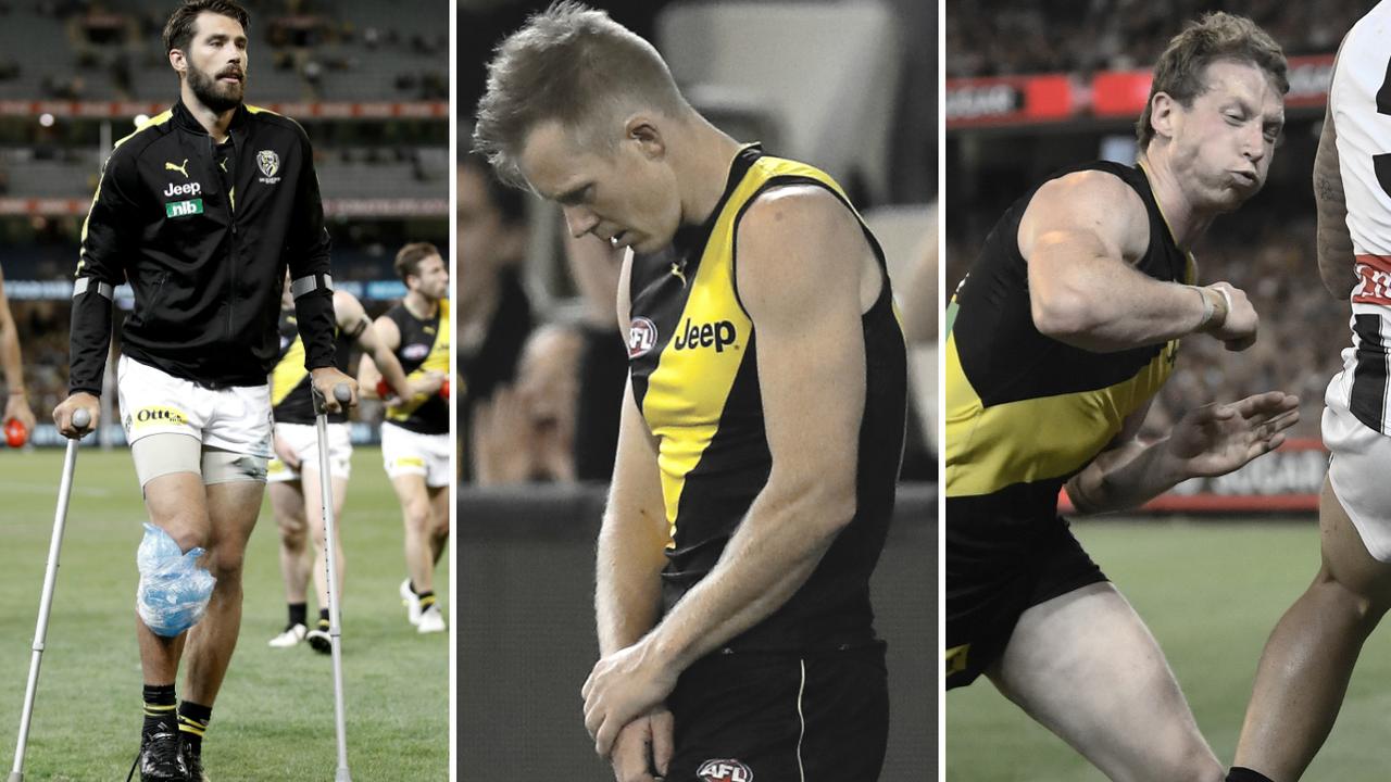 Richmond will be missing Alex Rance, Jack Riewoldt and Dylan Grimes for their clash against GWS Giants this weekend.