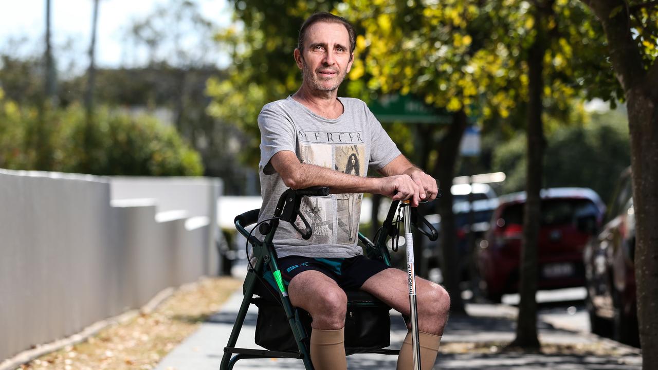 Mark Briggs was hospitalised for another fortnight in Rockhampton, and was discharged more than two weeks ago. Picture: Zak Simmonds