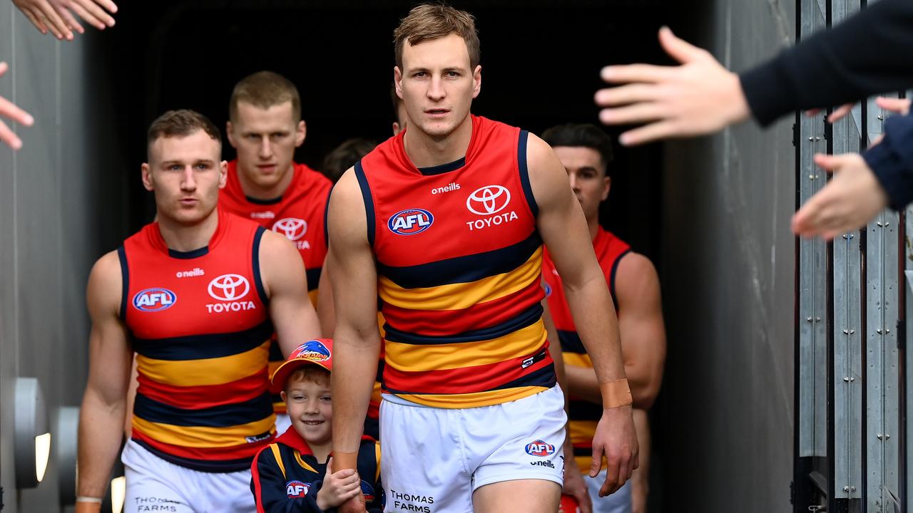 Crows skipper Jordan Dawson is making the competition stand up and take notice. Picture: Quinn Rooney