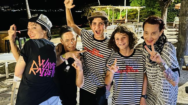 Sarah McLeod, Wave Raiders and crew. Photo: contributed