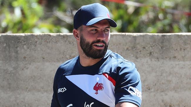 James Tedesco will miss the clash with the Penrith. Picture: Brett Costello