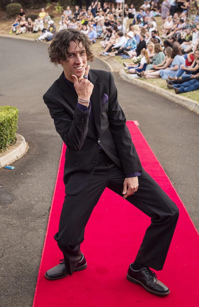 Ben Rankin at Harristown State High School formal at Highfields Cultural Centre, Friday, November 17, 2023. Picture: Kevin Farmer