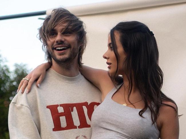 5 Seconds of Summer's Michael Clifford and wife Crystal Leigh share the big news they are expecting their first child in November as the band takes a break.. Source - https://www.instagram.com/michaelclifford/?hl=en