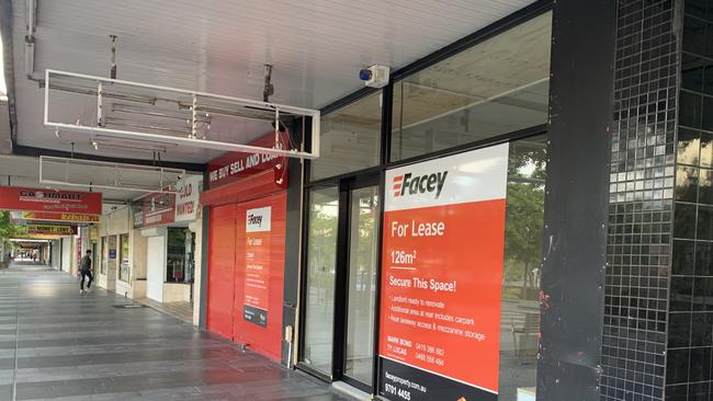 More than 50 businesses are up for lease, vacant or boarded up in Dandenong's once-thriving CBD. Picture: Suzan Delibasic