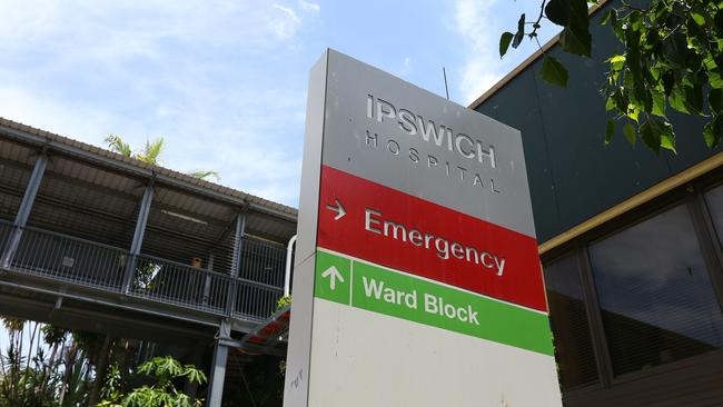 Ambulance ramping at Ipswich Base Hospital has been blamed on a respiratory epidemic. File Picture: David Clark