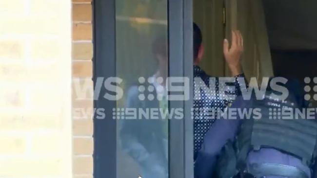 No arrests were made during the raids. Picture: 9 NEWS