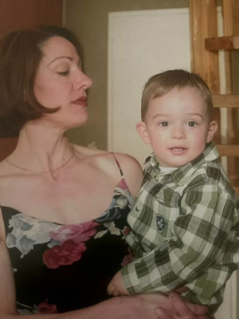 Rachel Dixon, 53, pictured with son Matthew, has died after an alleged fatal mushroom poisoning. Picture: Facebook
