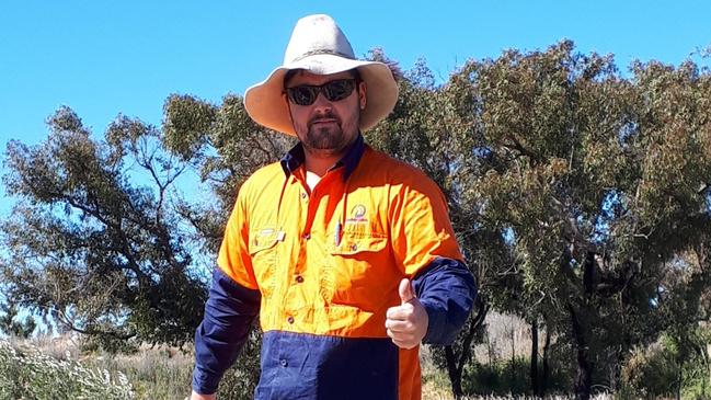 Ben Haddock, winner of qldwater award for work at Stanthorpe Water and Waste Water Treatment Plant.