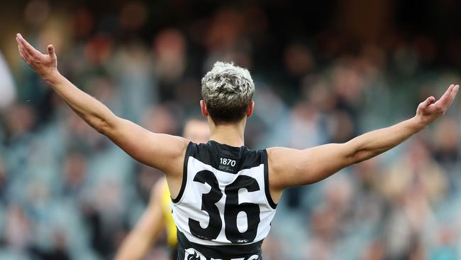 Boyd Woodcock is back in the Port Adelaide line-up. Picture: Sarah Reed