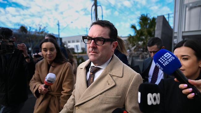 The barrister for former parliamentary staffer Bruce Lehrmann Andrew Hoare KC told the court his client was in a show cause and the charges should be dropped. Picture: Dan Peled / NewsWire