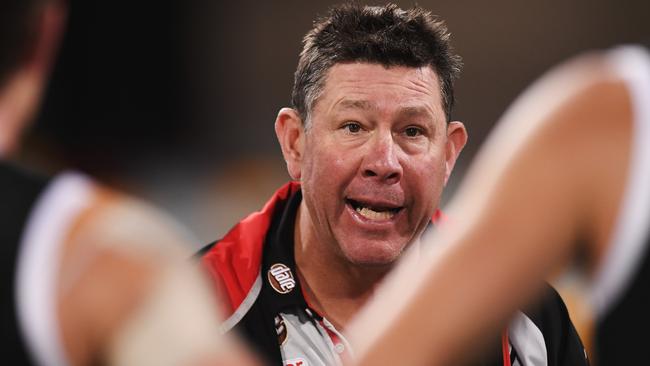 Brett Ratten has a special relationship with his players. Picture: Getty Images