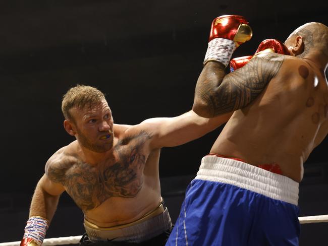 Matt Lodge is expected to sign a second tier contract with Manly while also balancing his boxing commitments. Picture: Damian Shaw