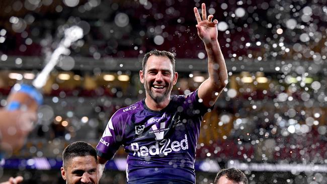 Cameron Smith will likely farewell the NRL on Sunday.