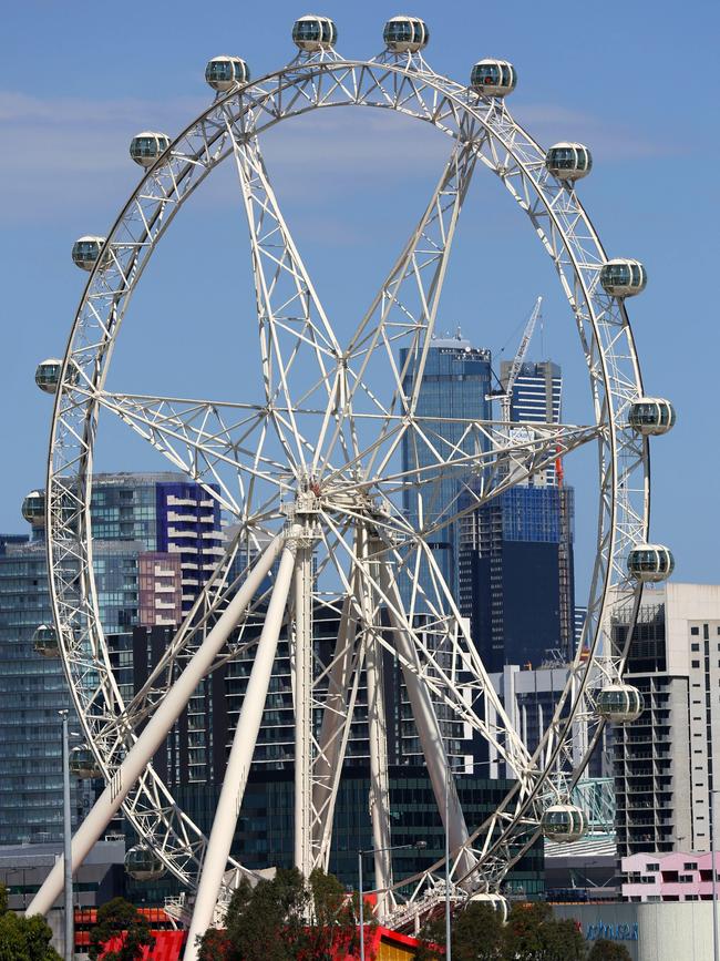 Melbourne Star Observation Wheel. Picture: Brendan Francis