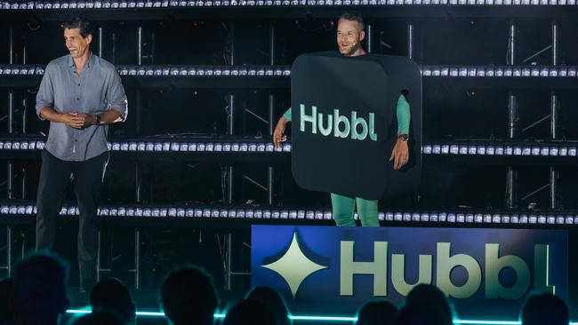 Hamish dressed in costume to attend the Hubbl launch event in Sydney last month.