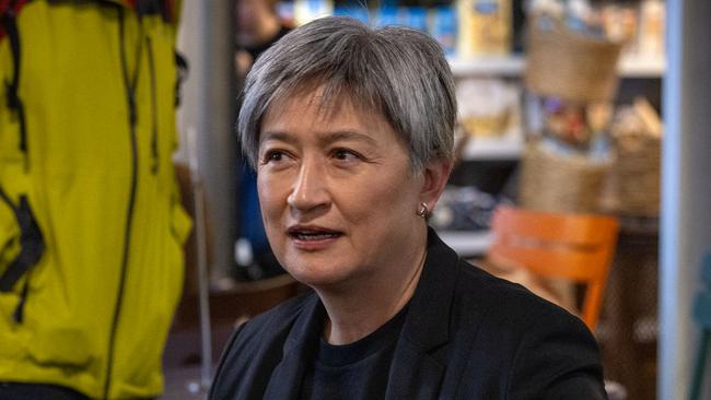 Foreign Minister Penny Wong. Picture: NCA NewsWire / Emma Brasier