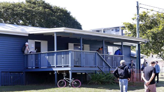 The Cert 3 training course was held at the Guides hut in Chermside’s Bradbury Park. Picture: Josh Woning