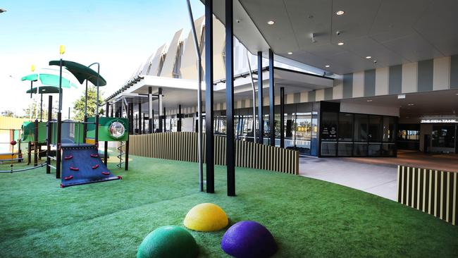 A playground in Queen Street Village. Picture: Glenn Hampson