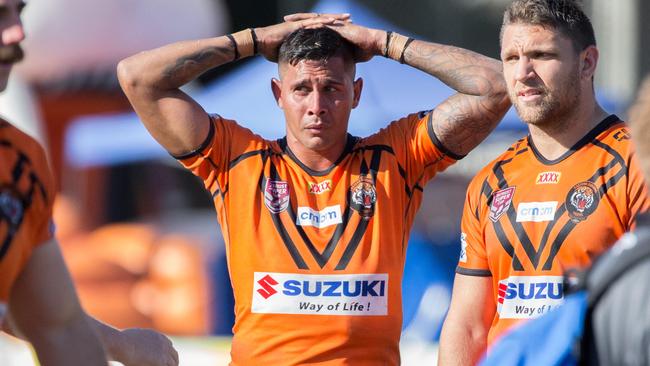 Linc Port is ready to claim some online bragging rights for the Easts Tigers. Picture: AAP/Richard Walker.