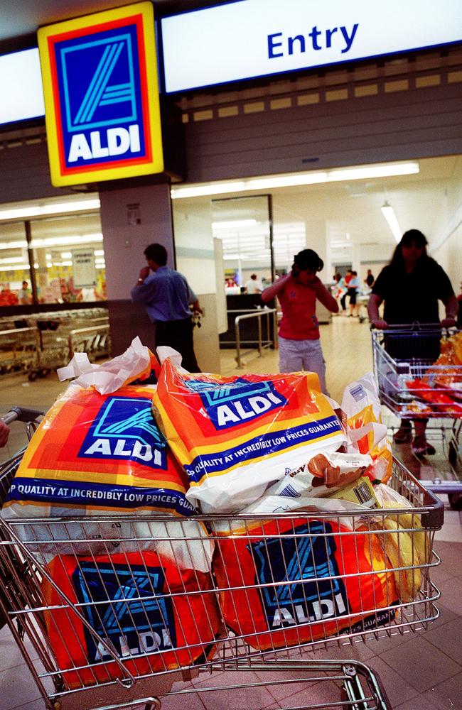 Aldi shopping cheap bags for trolley