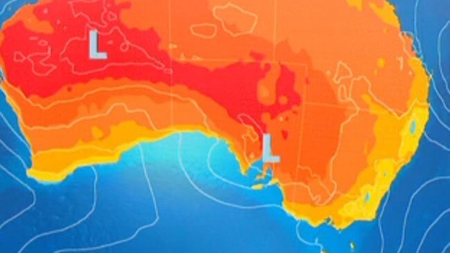 Warm weather will move from Western Australia to South Australia before heading to Victoria this week. Picture: Sky News Australia