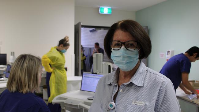 Vicki Foxton, who has been responsible for infection control during COVID-19, at Northern Beaches Hospital. Picture: Supplied.