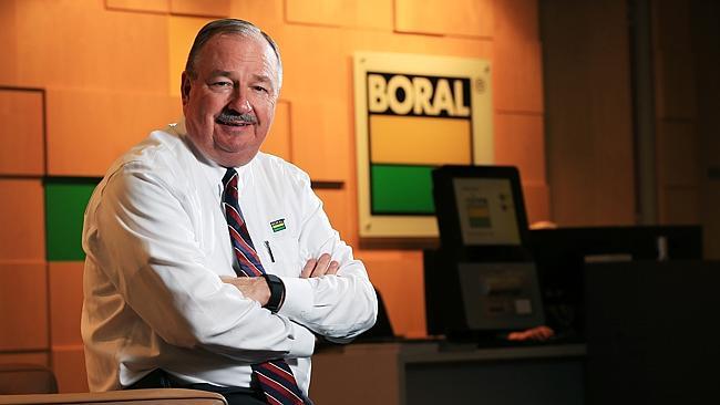 Boral chief executive Mike Kane says ‘we will now be protected against illegal interference’. Picture: Toby Zerna