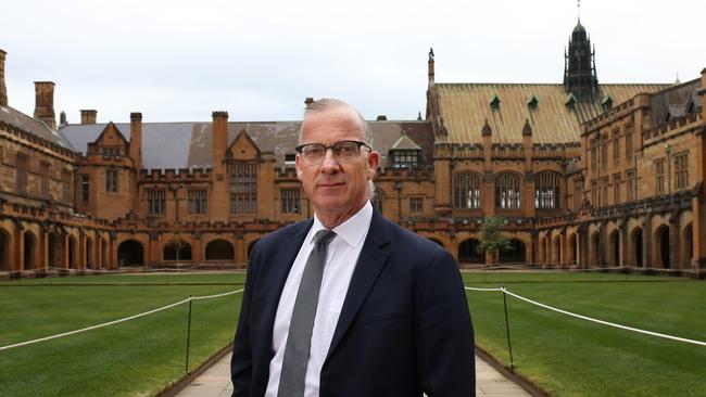 University of Sydney vice-chancellor Michael Spence: ‘The notion that we might be entering a new phase of public conversation is scary’. Picture: James Croucher