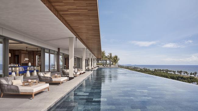 The infinity pool at Regent Phu Quoc.