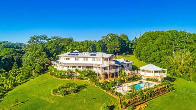 PALATIAL ESTATE: A magnificent three-level home on a 4.86ha property at Alstonvale sold for a record $2.2M to a local family. Picture: Supplied