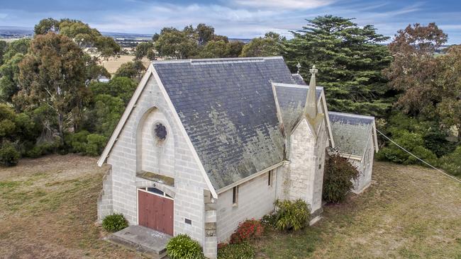 The old St Peter’s Catholic Church on the Princes Highway