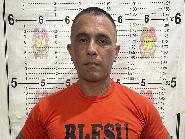 A mugshot of Gregor Johann Haas following his arrest in Cebu province, Central Philippines. Picture: Philippine Bureau of Immigration via AP