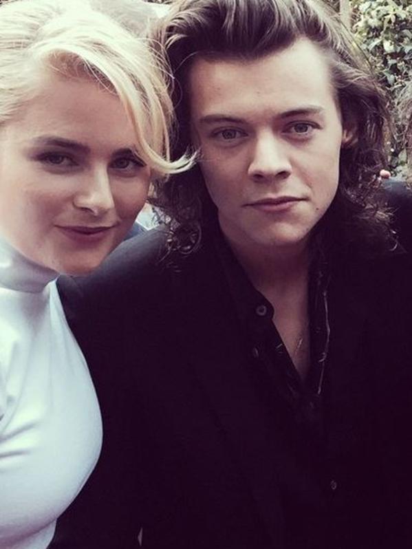 Carissa with Harry Styles from One Direction Picture: Instagram